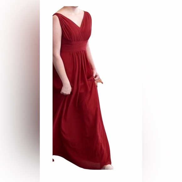 Bill Levkoff Bridesmaid dress Size 10 - color wine/cranberry - Picture 16 of 16